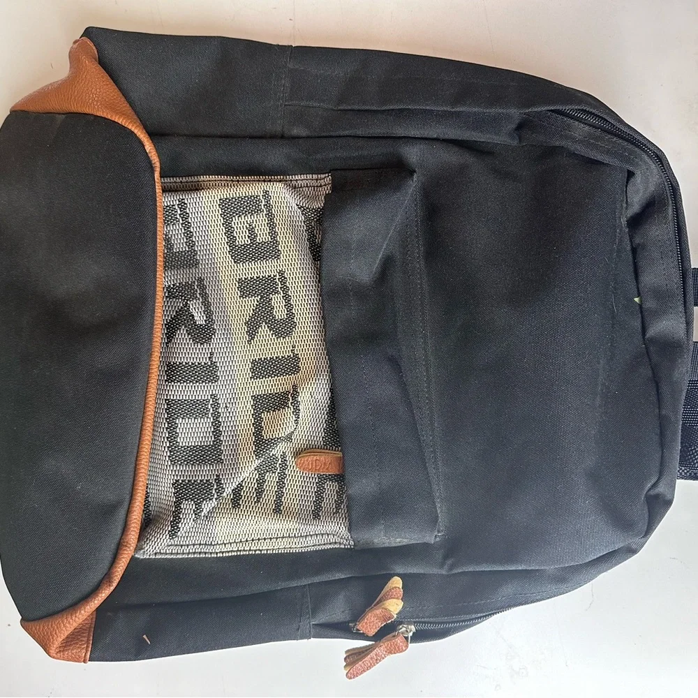 Tamara x Bride Black Strap Seatbelt Racing‎ Backpack
